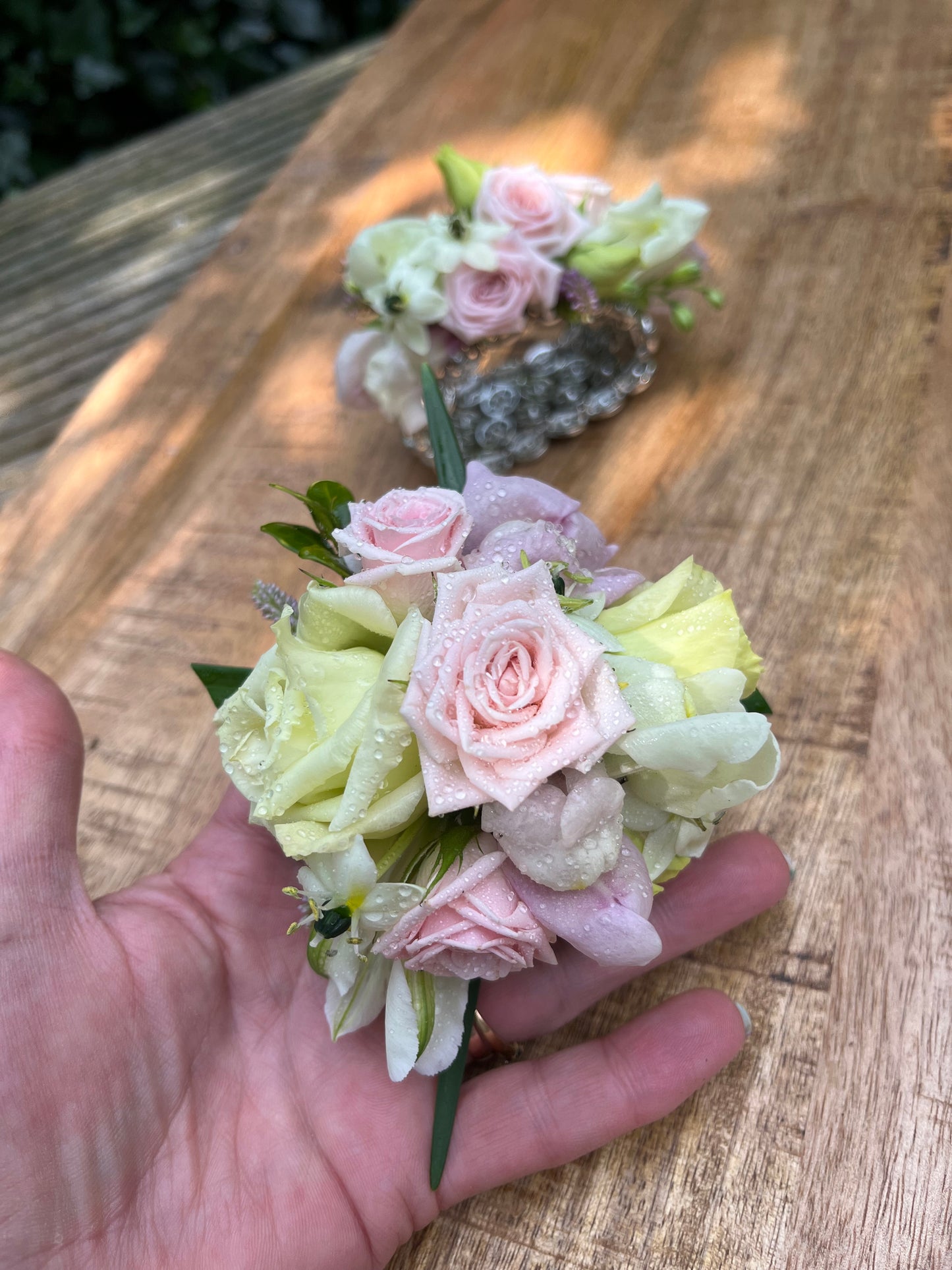 Pink Debs Corsage