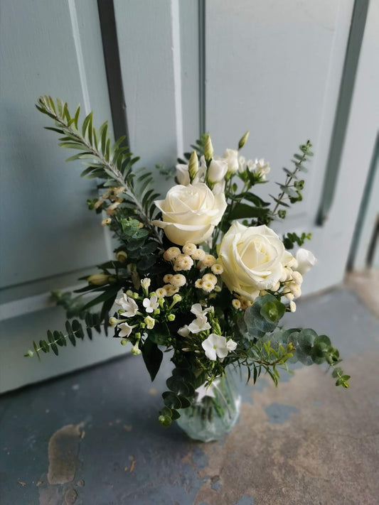 White Rose Jar - Available to Pre Order