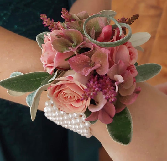 Vintage Pink Debs Corsage