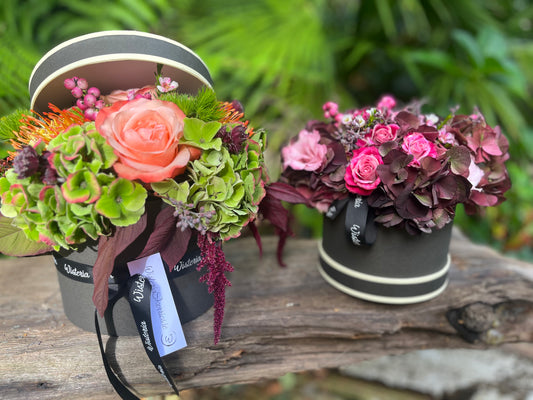 Hat Box With Flowers